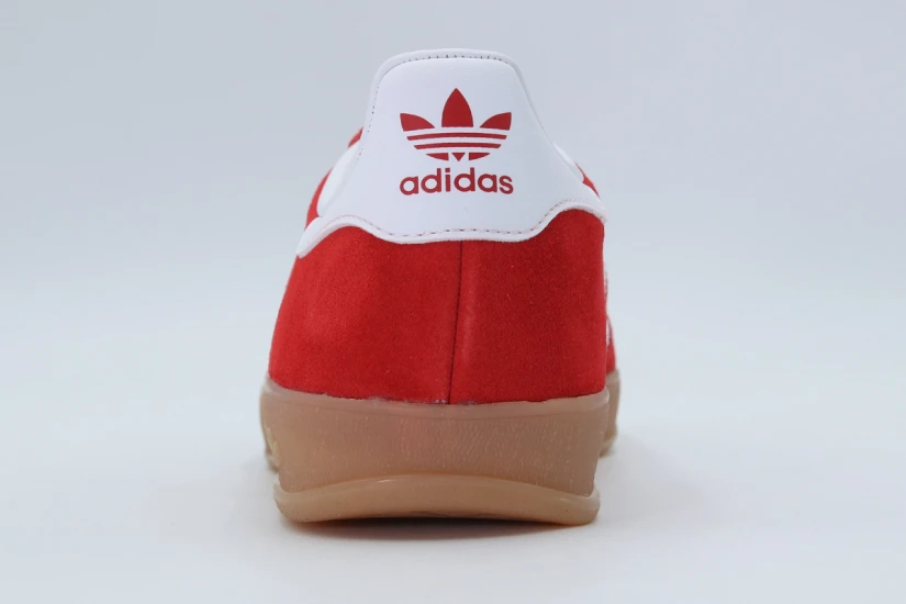 Adidas Originals Gazelle Indoor Unisex Sneakers Κόκκινα, Λευκά, Καφέ