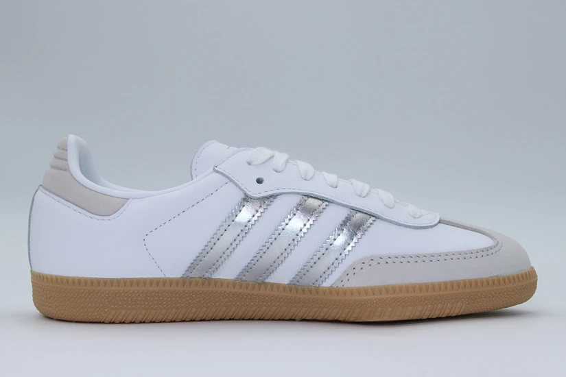 Adidas Originals Samba OG Sneakers Λευκά, Ασημί, Καφέ