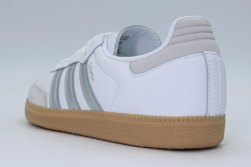 Adidas Originals Samba OG Sneakers Λευκά, Ασημί, Καφέ