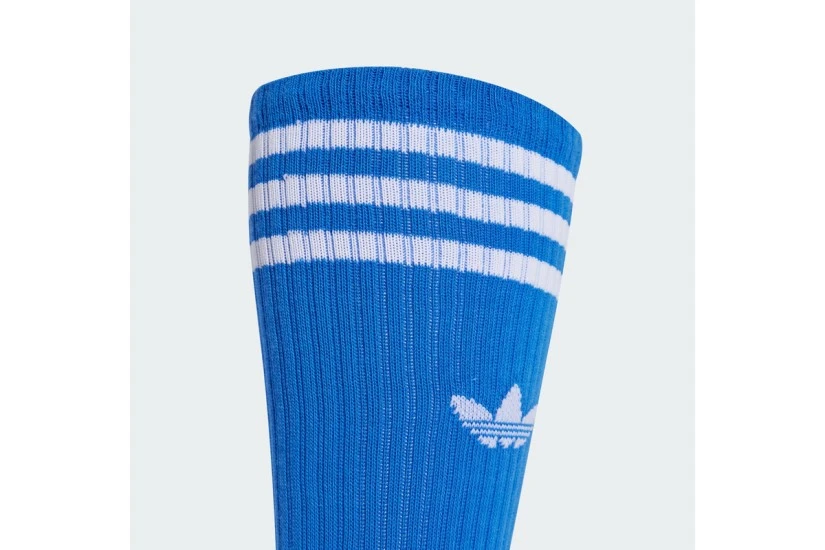 Adidas Originals Solid Crew Ψηλές Kάλτσες 3 Ζευγάρια