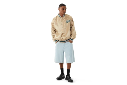 Huf Pop Fly Satin Baseball Jacket Ανδρικό (JK00419 TAN)