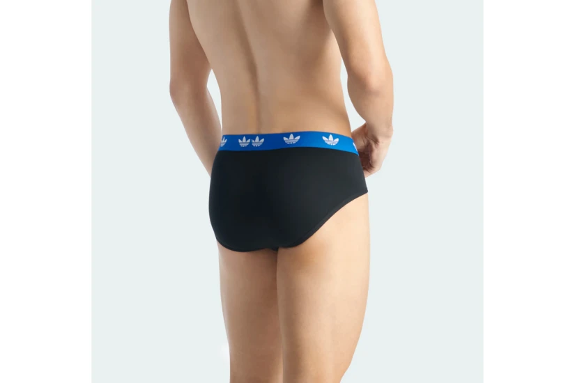 Adidas Originals Brief Ανδρικά Εσώρουχα Σλιπ Μαύρα 3 Τεμάχια