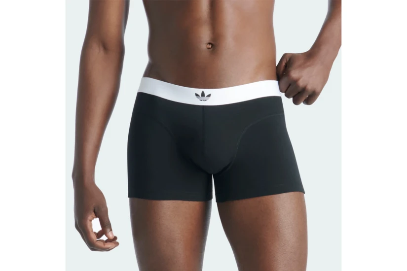 Adidas Originals Comfort Flex Ανδρικά Εσώρουχα Μπόξερ Μαύρα 2 Τεμάχια