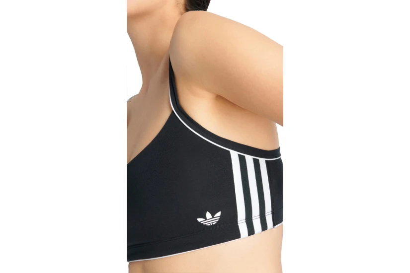 Adidas Originals Scoop Γυναικείο Bralette Μαύρο
