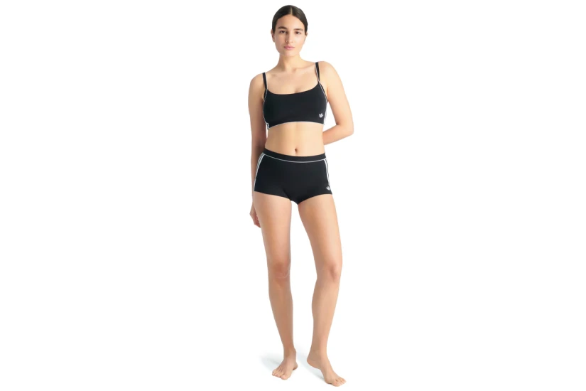 Adidas Originals Scoop Γυναικείο Bralette Μαύρο