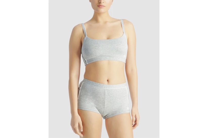 Adidas Originals Scooped Γυναικείο Bralette Γκρι