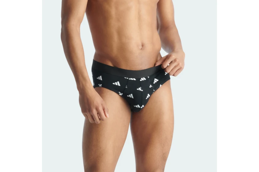 Adidas Performance Active Flex Cotton Ανδρικά Εσώρουχα Σλιπ 3 Τεμάχια