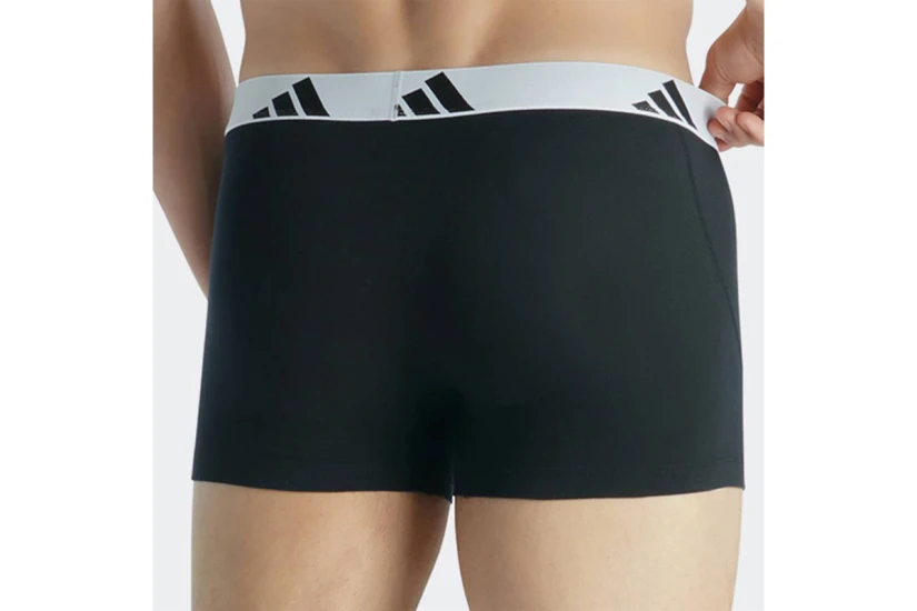 Adidas Performance Active Flex Cotton Ανδρικά Boxer Εσώρουχα Μαύρα, Λευκά 3 Τεμάχια