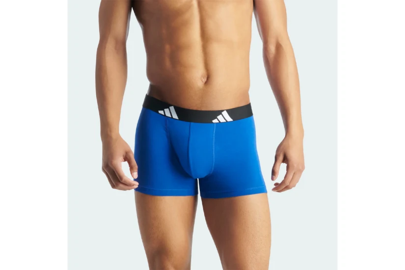 Adidas Performance Ανδρικά Εσώρουχα Μπόξερ Μαύρα, Μπλε 3 Τεμάχια