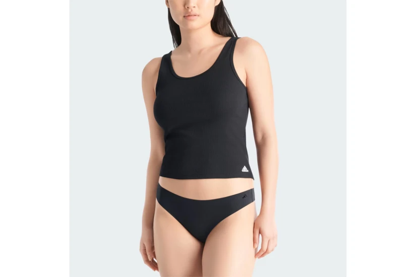 Adidas Performance Active Light Flex Γυναικεία Εσώρουχα String Μαύρα 3 Τεμάχια