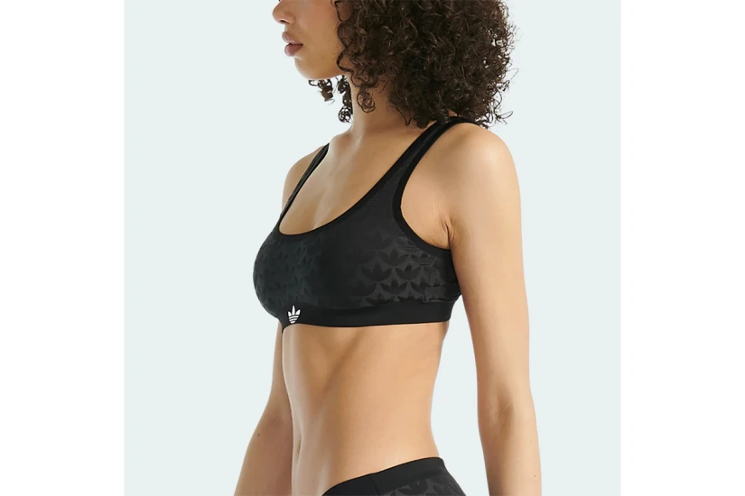 Adidas Originals Scoop Γυναικείο Bralette Μαύρο