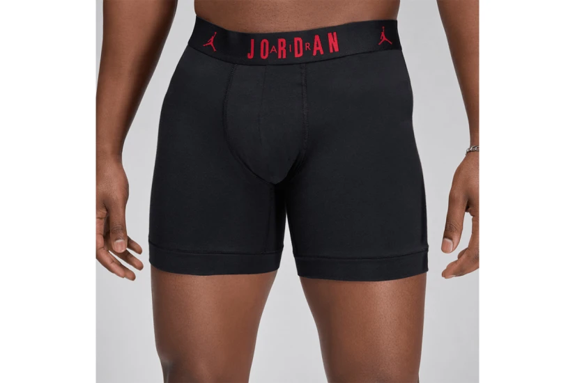 Jordan Flight Ανδρικά Boxer Εσώρουχα Μαύρα, Λευκά, Γκρι 3 Τεμάχια