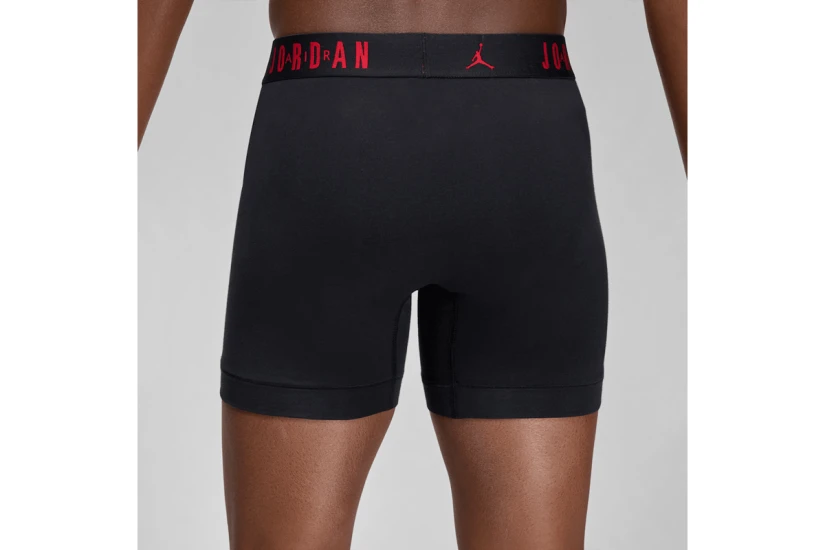 Jordan Flight Ανδρικά Boxer Εσώρουχα Μαύρα, Λευκά, Γκρι 3 Τεμάχια