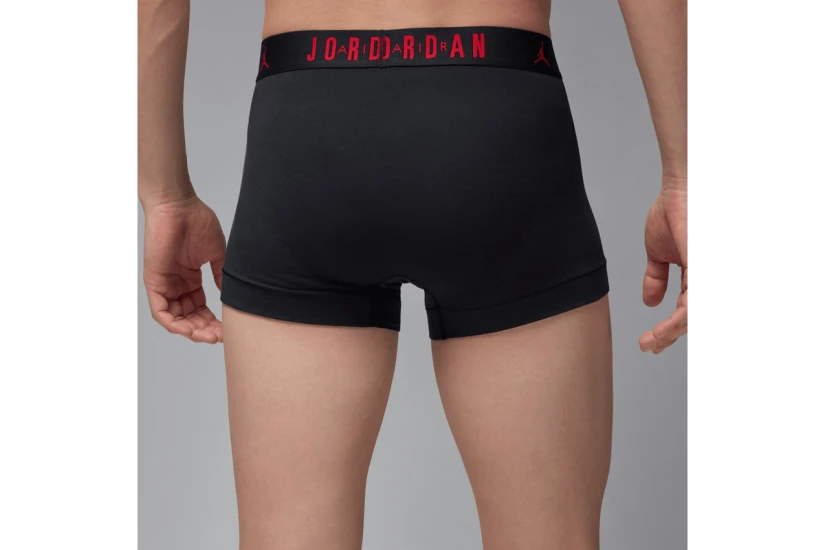 Jordan Flight Cotton Stretch Ανδρικά Εσώρουχα Μπόξερ 3 Τεμάχια