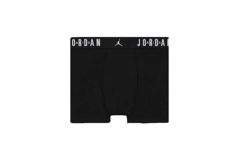 Jordan Flight Cotton Ανδρικά Εσώρουχα Σλιπ Μαύρα, Γκρι, Κόκκινα 3 Τεμάχια