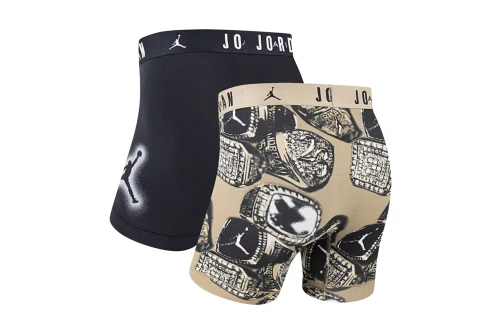 Jordan Flight Cotton Stretch Εσώρουχο Boxer Ανδρικό 2-Τεμάχια (JM0744 J34)