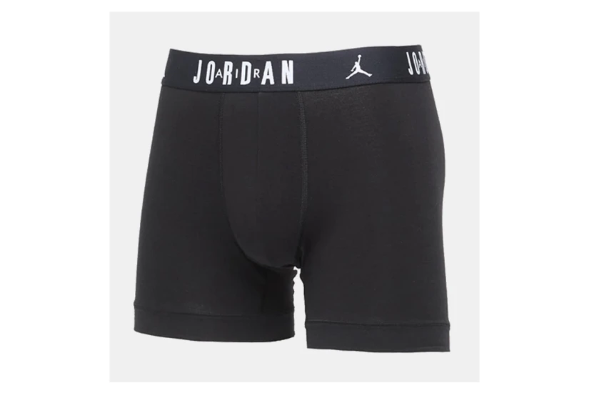 Jordan Flight Cotton Ανδρικά Εσώρουχα Μπόξερ Μαύρα, Γκρι, Κόκκινα 3 Τεμάχια