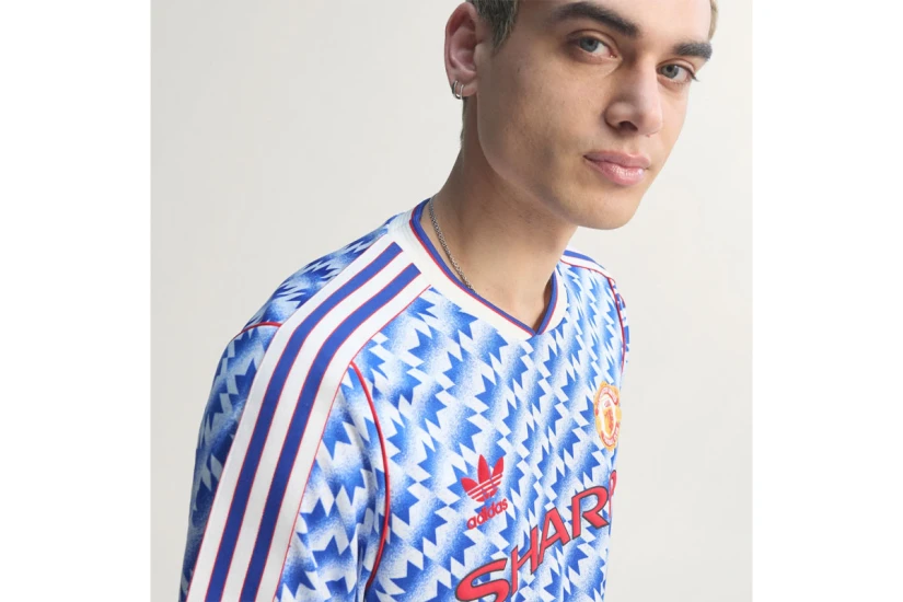 Adidas Originals Εκτός Έδρας Ανδρική Ποδοσφαιρική Φανέλα Manchester United 1990