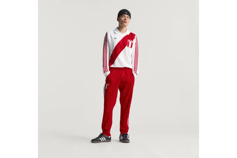 Adidas Originals Peru Ανδρικό Παντελόνι Φόρμας Κόκκινο
