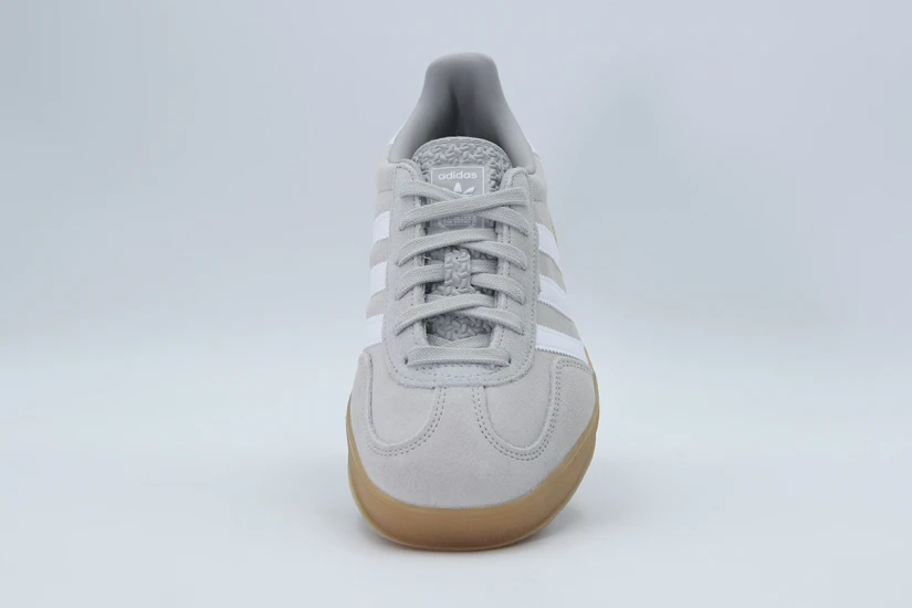 Adidas Originals Gazelle Indoor Unisex Sneakers Γκρι, Λευκά, Καφέ