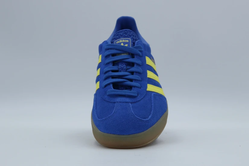 Adidas Originals Gazelle Indoor Unisex Sneakers Μπλε, Κίτρινα, Καφέ
