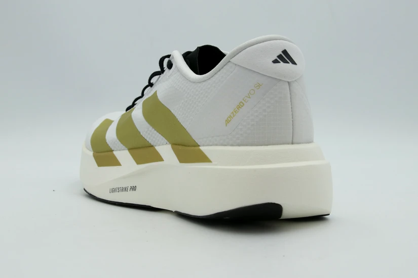 Adidas Performance Adizero Evo SL Ανδρικά Αθλητικά Παπούτσια για Τρέξιμο Λευκά, Χρυσά, Μαύρα