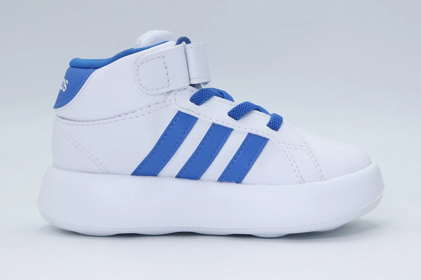 Adidas Performance Grand Court Mid Βρεφικά Sneakers Λευκά, Ρουά
