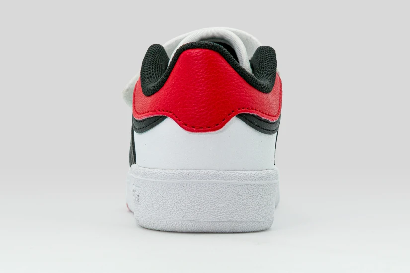 Adidas Performance Hoops 4.0 Βρεφικά Sneakers Λευκά, Μαύρα, Κόκκινα