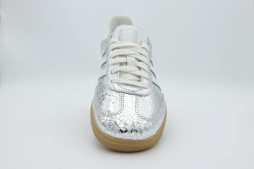 Adidas Originals Samba OG Γυναικεία Sneakers Ασημί, Λευκά