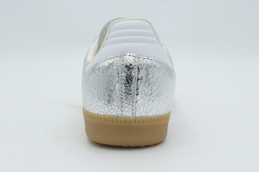 Adidas Originals Samba OG Γυναικεία Sneakers Ασημί, Λευκά