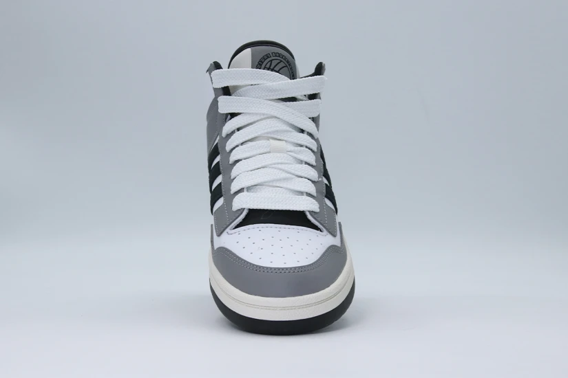 Adidas Performance Rapid Court Mid Sneakers Λευκά, Γκρι, Μαύρα