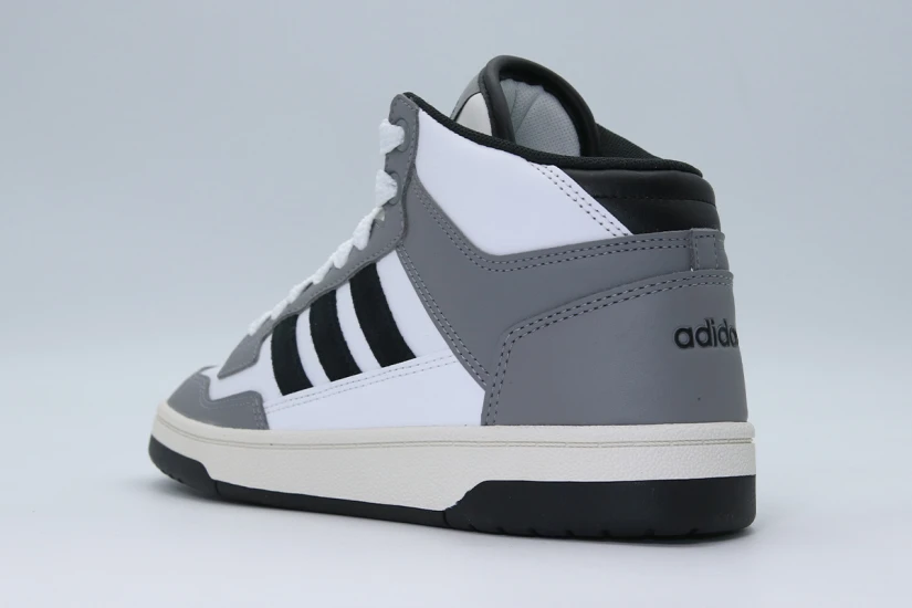 Adidas Performance Rapid Court Mid Sneakers Λευκά, Γκρι, Μαύρα