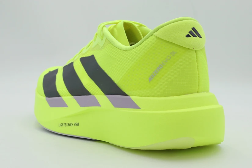 Adidas Performance Adizero EVO SL Ανδρικά Αθλητικά Παπούτσια για Τρέξιμο Κίτρινο Φλούο, Μωβ