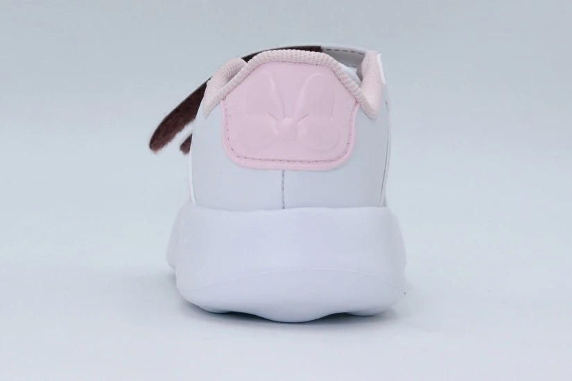 Adidas x Disney Minnie Mouse Grand Court Βρεφικά Sneakers Λευκά, Ροζ