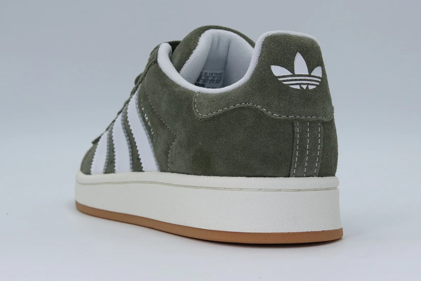 Adidas Originals Campus 00S Ανδρικά Sneakers Λαδί, Λευκά