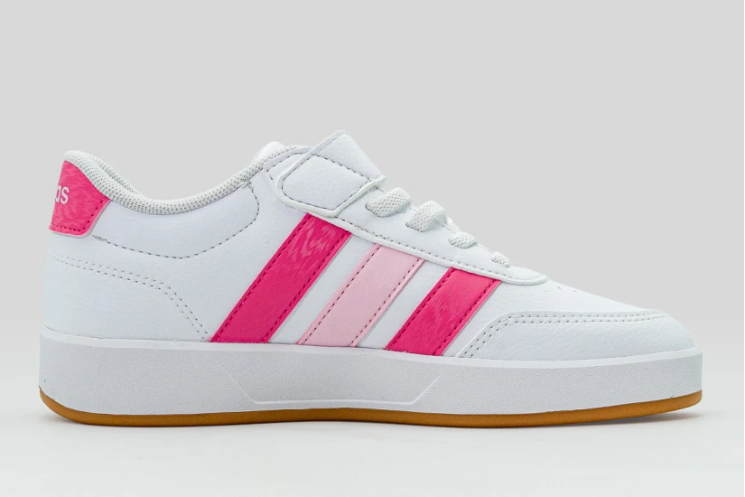 Adidas Performance Breaknet 3.0 Παιδικά Sneakers Λευκά, Ροζ, Φούξια