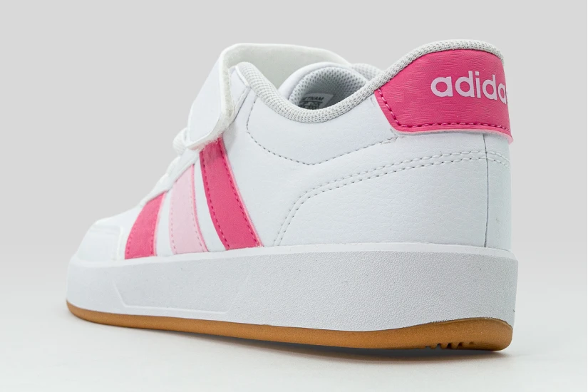 Adidas Performance Breaknet 3.0 Παιδικά Sneakers Λευκά, Ροζ, Φούξια