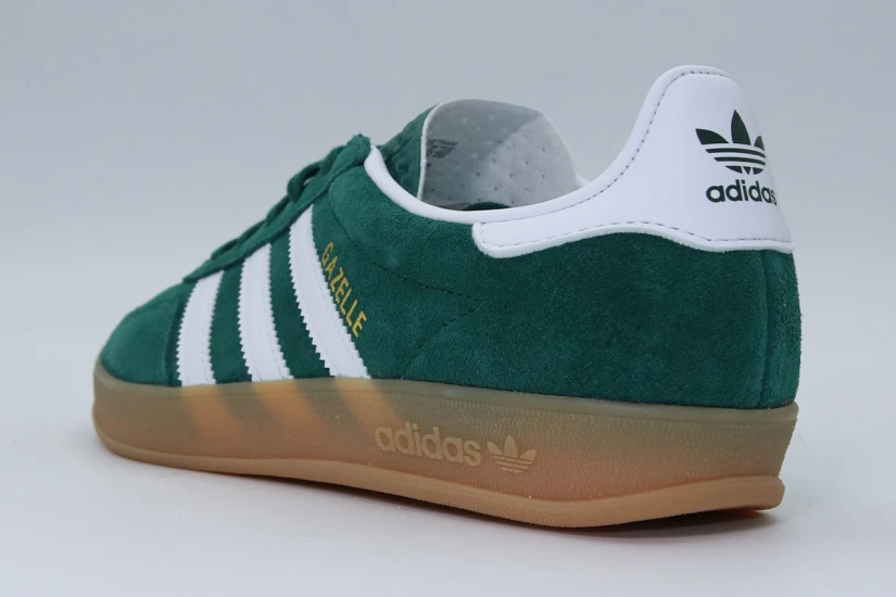 Adidas Originals Gazelle Indoor Sneakers Πράσινα, Λευκά, Καφέ