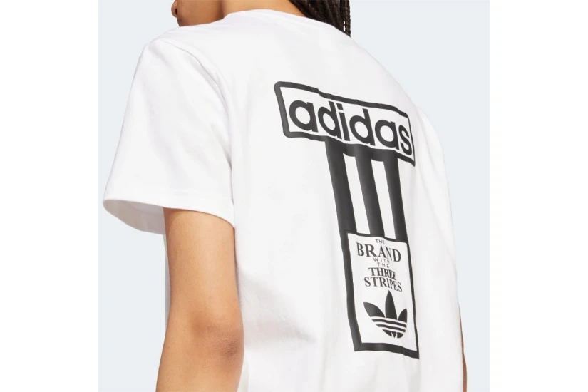 Adidas Originals Adibreak Adicolor Γυναικείο Κοντομάνικο T-Shirt Λευκό, Μαύρο