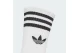 Adidas Originals 3-Stripes Ψηλές Κάλτσες Λευκές 3 Ζευγάρια