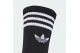 Adidas Originals 3-Stripes Ψηλές Κάλτσες Μαύρες 3 Ζευγάρια