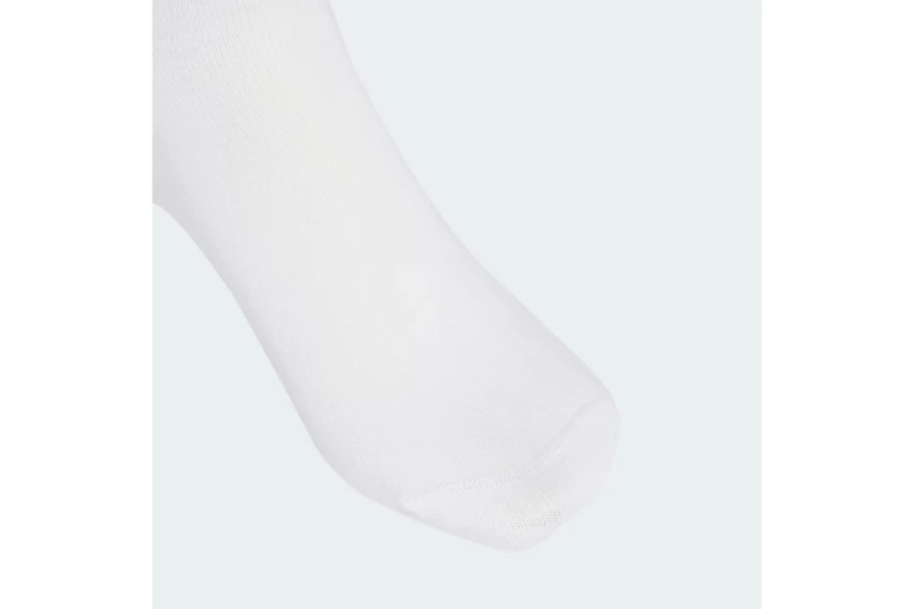 Adidas Originals 3-Stripes Ψηλές Κάλτσες Λευκές 3 Ζευγάρια