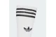 Adidas Originals 3-Stripes Ψηλές Κάλτσες Λευκές 3 Ζευγάρια