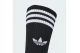 Adidas Originals 3-Stripes Ψηλές Κάλτσες Μαύρες 3 Ζευγάρια