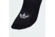 Adidas Originals Low Cut Σοσόνια Μαύρα 3 Ζευγάρια