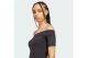 Adidas Originals Adicolor Bandeau Γυναικείο T-Shirt Μαύρο