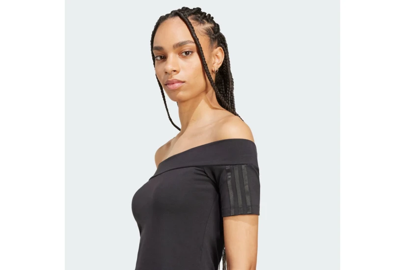 Adidas Originals Adicolor Bandeau Γυναικείο T-Shirt Μαύρο