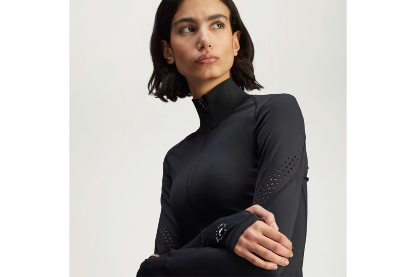 Adidas by Stella McCartney Γυναικεία Πολυεστερική Ζακέτα Μαύρη