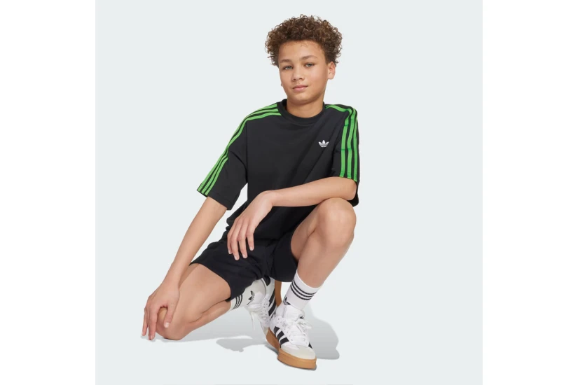 Adidas Originals X Minecraft Παιδικό Κοντομάνικο T-Shirt Μαύρο