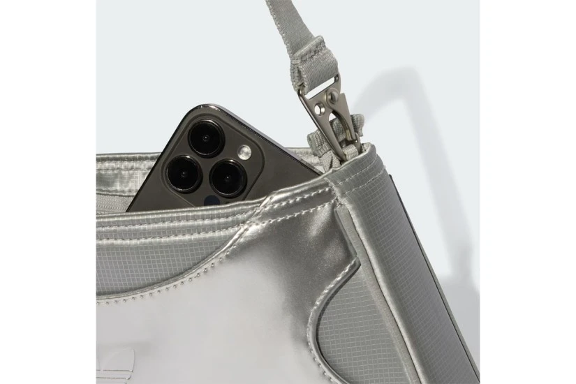 Adidas Originals Clutch Τσάντα Ώμου - Χειρός Ασημί